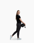 Simone Relaxed Tee in Black