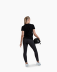 Simone Relaxed Tee in Black