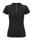 Helen Quarter Sleeve Baselayer in Black